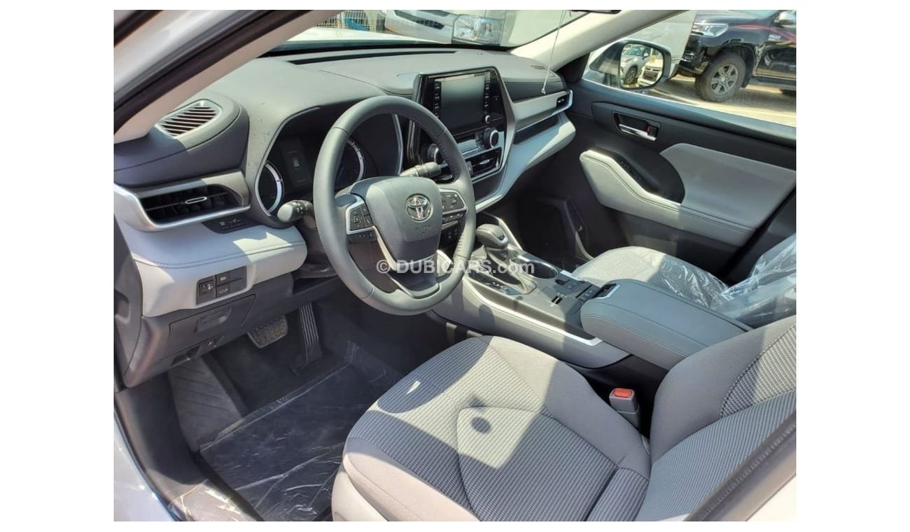 Toyota Highlander GLE 2023 White Color 2.5L petrol/Hybrid Awd with RADAR ( for local registration +10%)