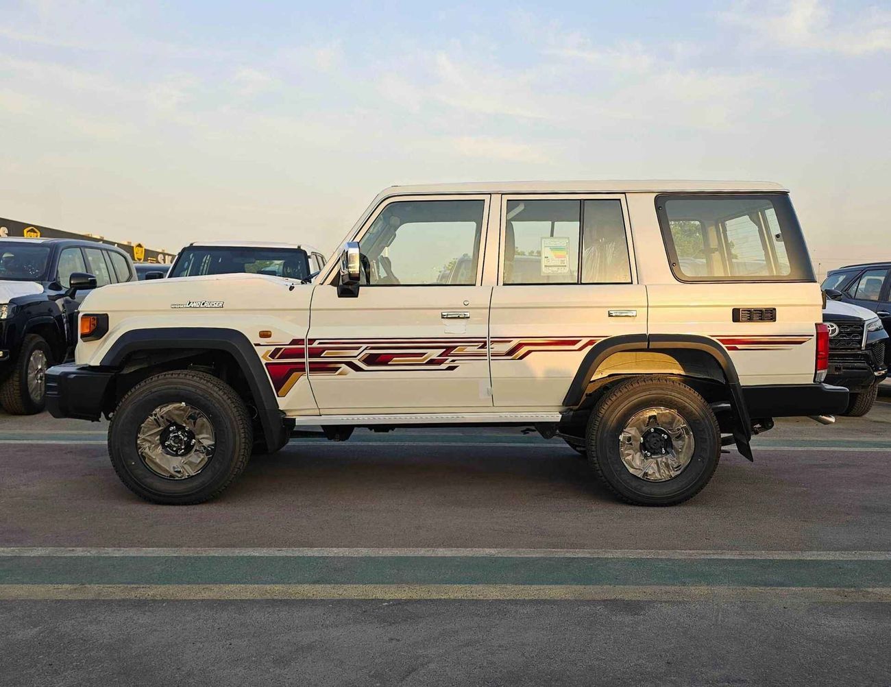 تويوتا لاند كروزر 70 LC76 LX / HIGH OPTION, 4.0L PETROL V6, M/T, WOOD,STEERING / WINCH SNORKEL (CODE # 69084)