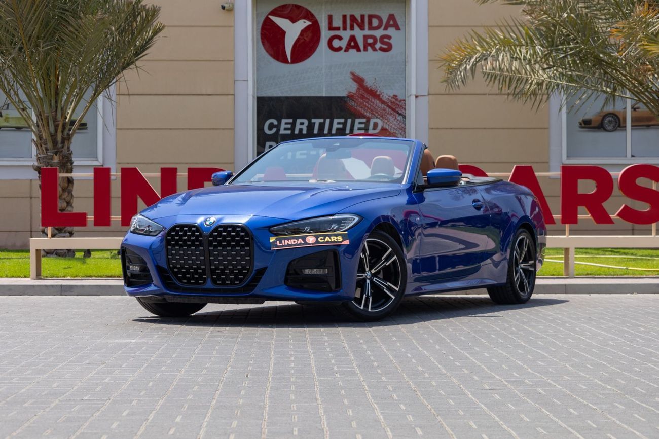 BMW 420i BMW 420i M-Sport Convertible 2024 GCC under Agency Warranty and Service Contract with Flexible Down-