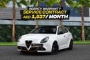 Alfa Romeo Giulietta Veloce | 1,537 P.M  | 0% Downpayment | Agency Warranty!