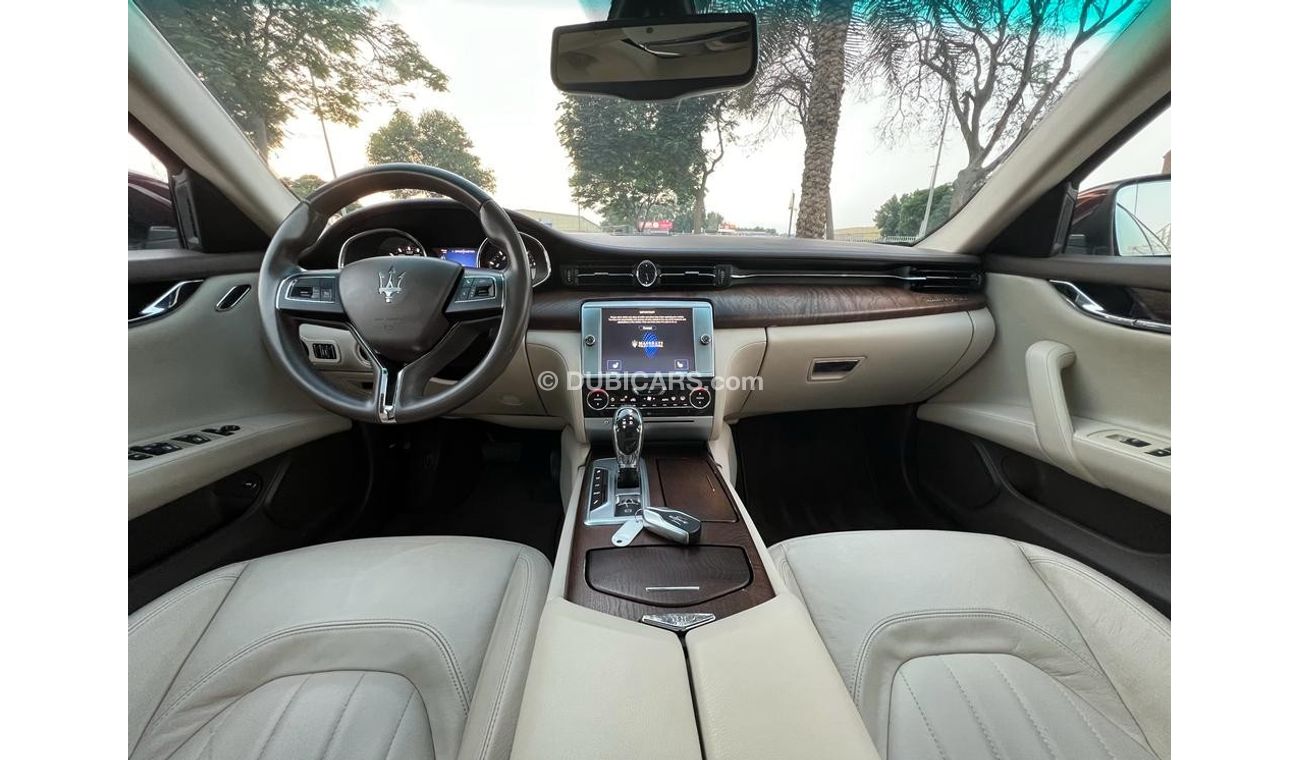 Maserati Quattroporte MASERATI QUATTROPORTE 2015 GCC FULL OPTIONS IN LOW MILEAGE PERFECT CONDITIONS