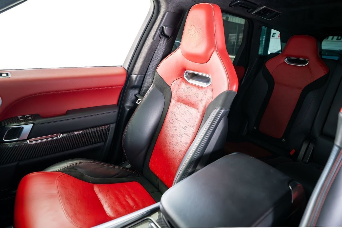 Land Rover Range Rover Sport SVR 5.0L (575 HP) AWD Bespoke Color-Black/Red Interior-Black