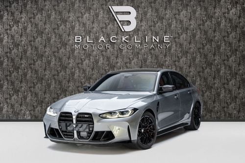 BMW M3 xDrive COMPETITION BUY NOW, PAY 2027 | THE BLACKLINE STANDARD | BMW Warranty + Service, GCC, Low KMs