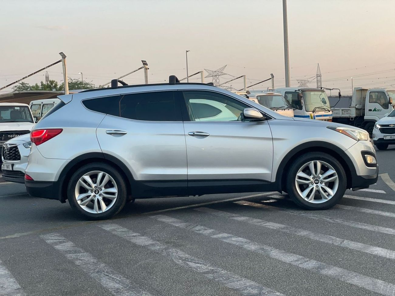 هيونداي سانتا في 2016 Hyundai Santa Fe Ultimate Sports 2.0L Turbo Full Option Panoramic View - Sensor and Radar - 98,