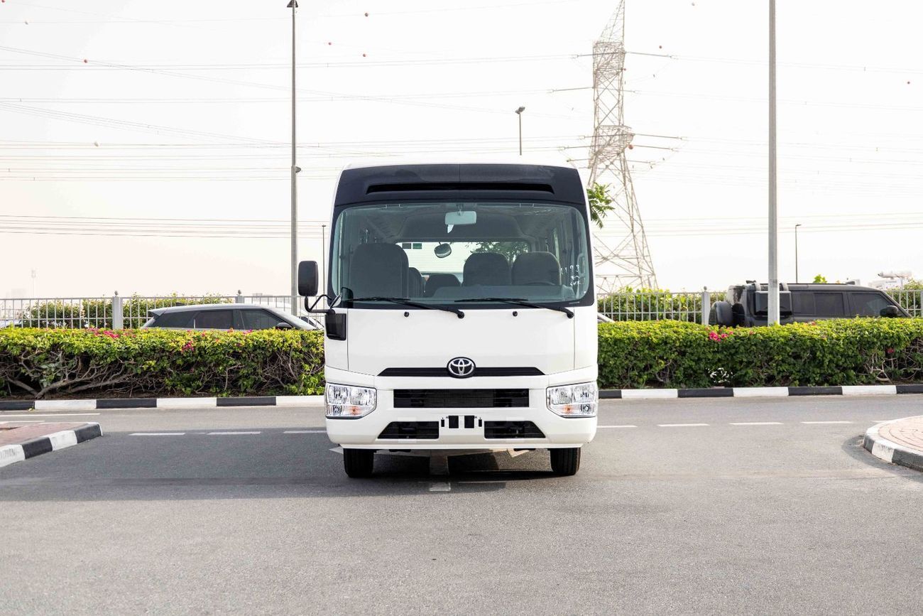 Toyota Coaster  23 Seater 4.2L - White Inside Grey | Export Only