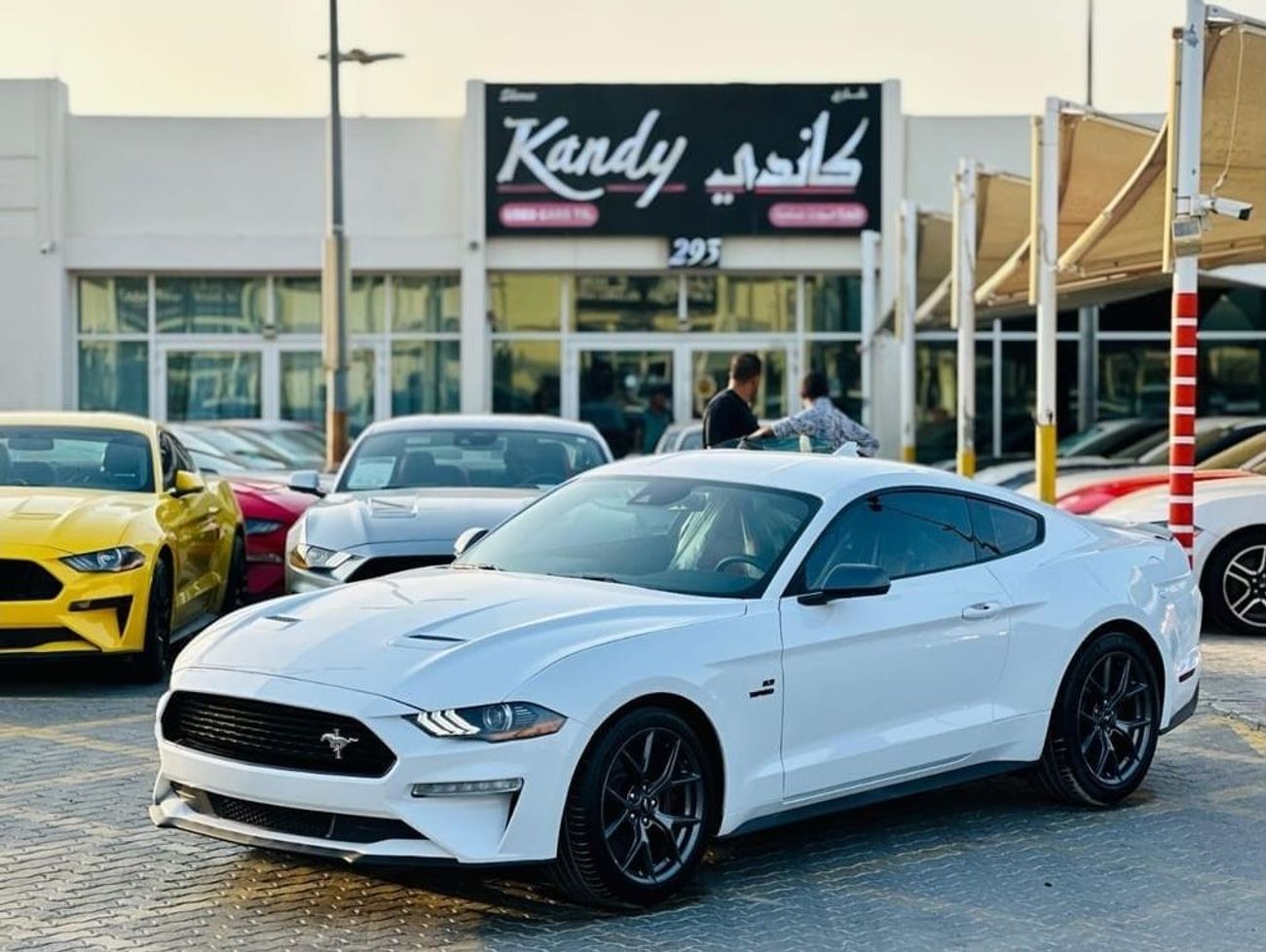 Ford Mustang EcoBoost 2.3L Convertible A/T | Monthly AED 1760/- | 0% DP | Digital Cluster | # 00896