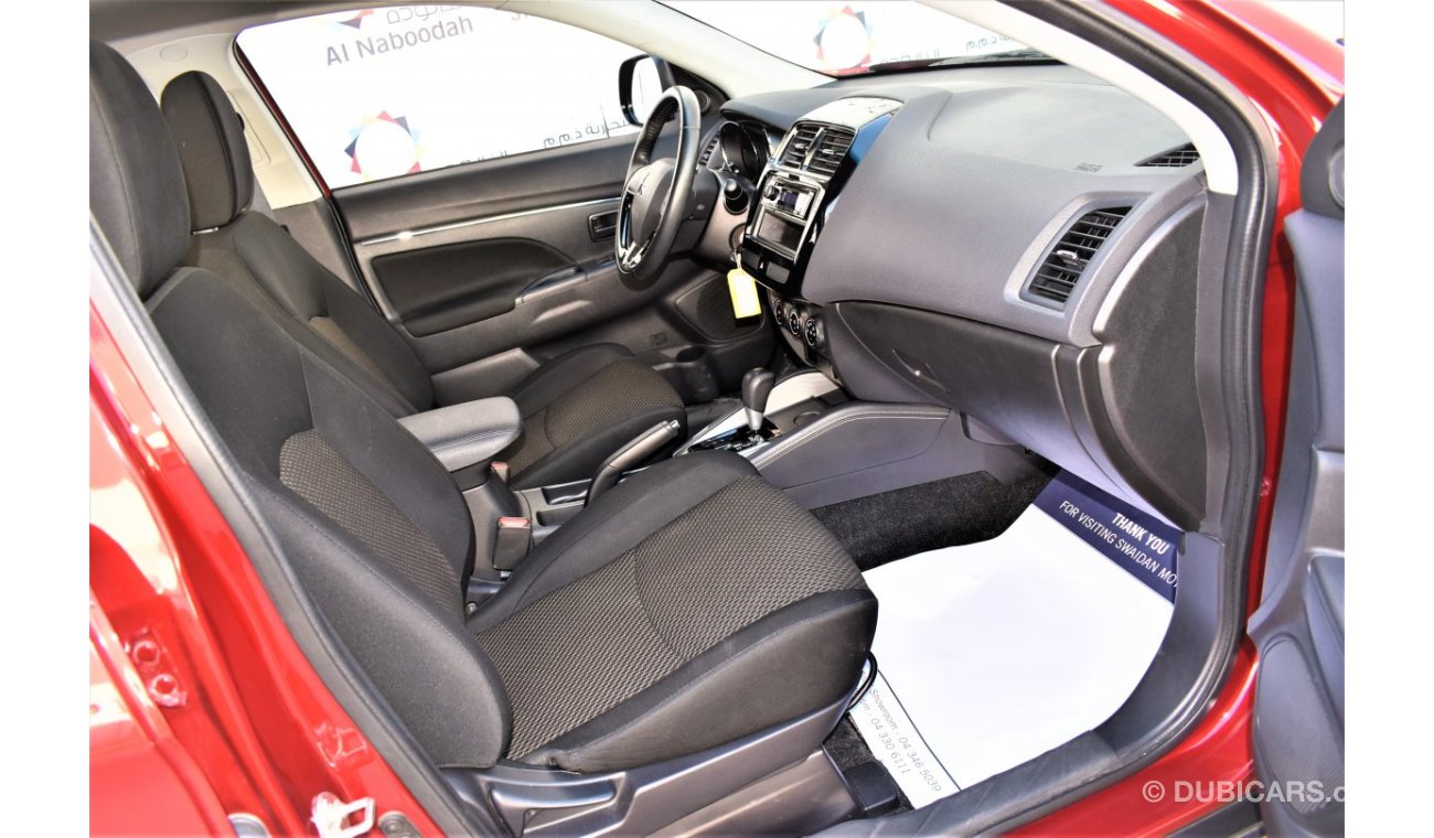 Mitsubishi ASX AED 959 PM | 2.0L GLS 2WD GCC WARRANTY
