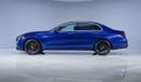 Mercedes-Benz E 63 S AMG 4Matic - AED 8,204 P/M - 2 Years Warranty