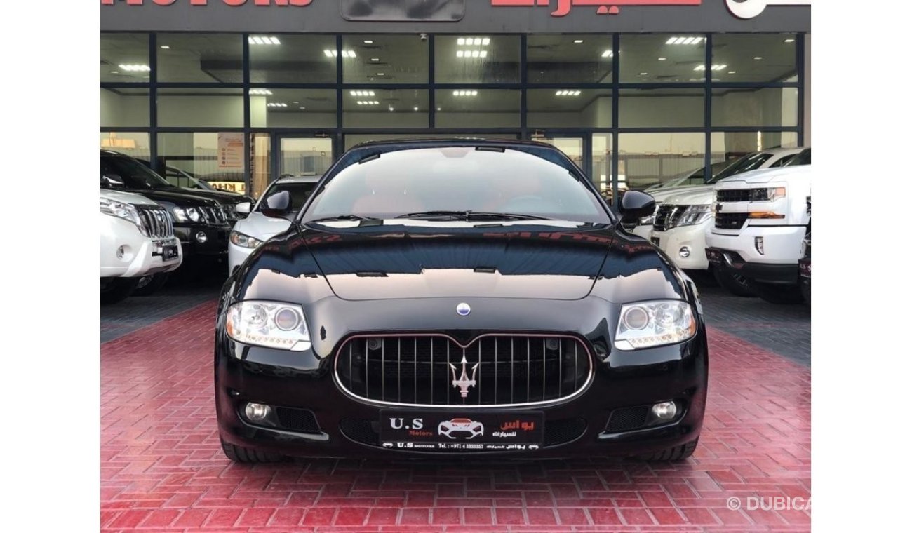 مازيراتي كواتروبورتي MASERATI QUATTROPORTE 4.2L V8 GCC LOW MILEAGE WITH FSH IN MINT CONDITION