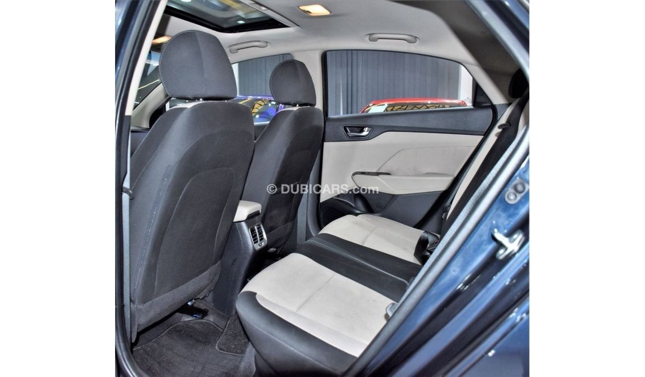 Hyundai Accent EXCELLENT DEAL for our Hyundai Accent 1.6 ( 2022 Model ) in Blue Color GCC Specs