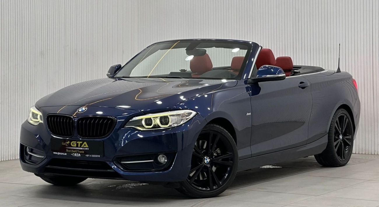 BMW 228i Std 2016 BMW 228i Convertible, 2025 BMW Service Contract, Full BMW Service History, GCC