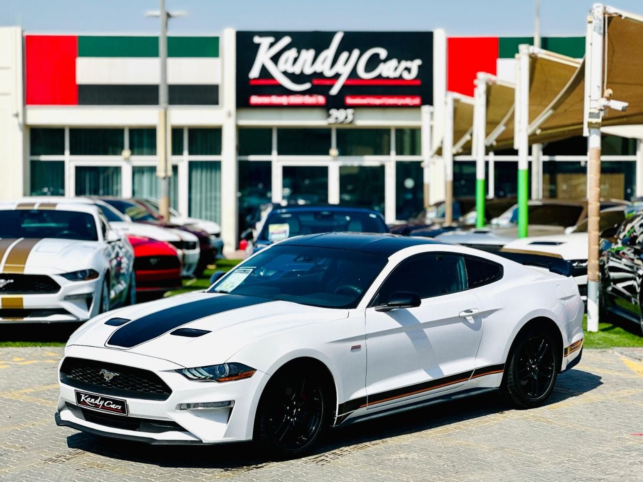 فورد موستانج Ecoboost | Monthly 1050/- | 0% DP | Lane Assist | Fog Lights | # 15740