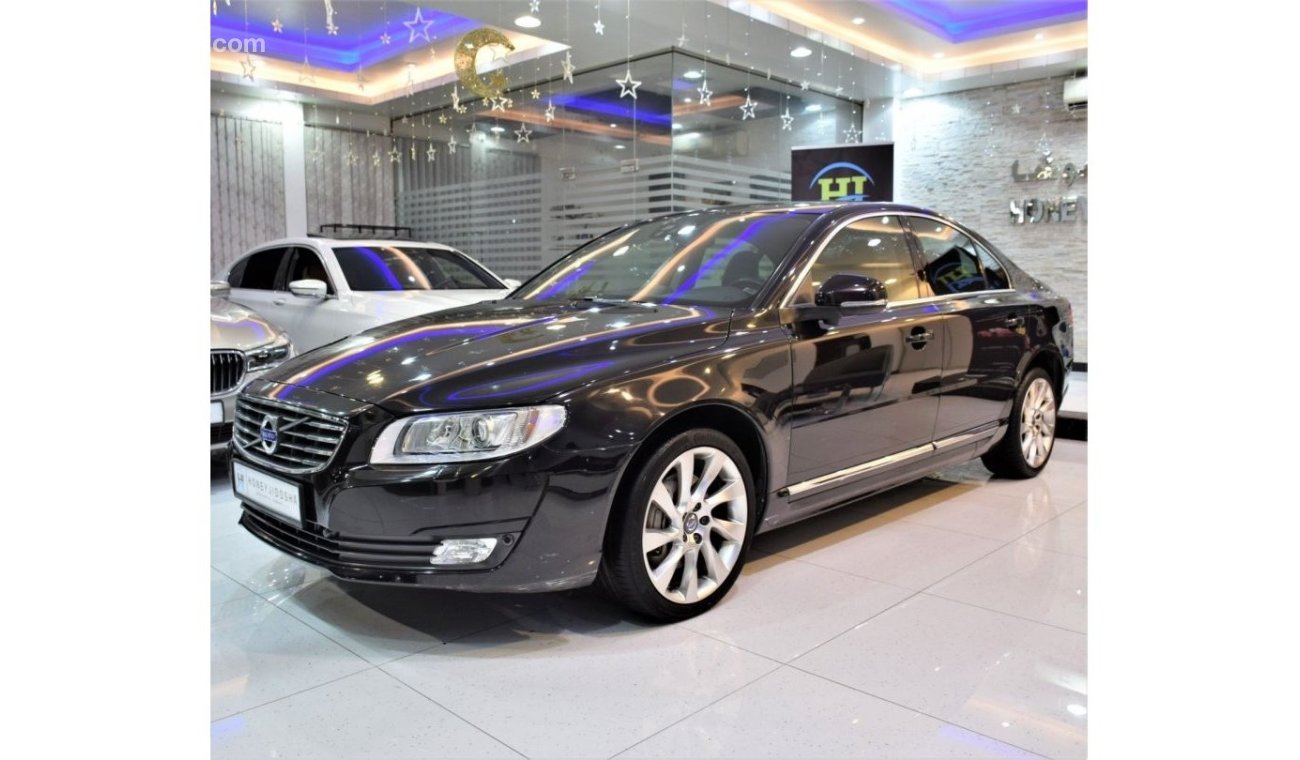 فولفو S80 AED 1,116 Per Month / 0% D.P | Volvo S80 T6 AWD 2015 Model!! in Black Color! GCC Specs