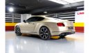 بنتلي كونتيننتال جي تي RESERVED ||| Bentley Continental GT V8 S 2017 GCC under Warranty with Flexible Down-Payment.