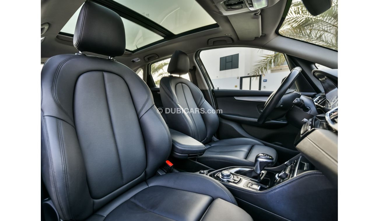 BMW 218i Active Tourer - Sat Nav, Panoramic Sunroof! Full BMW Service History - AED 1,253 Per Month - 0% DP