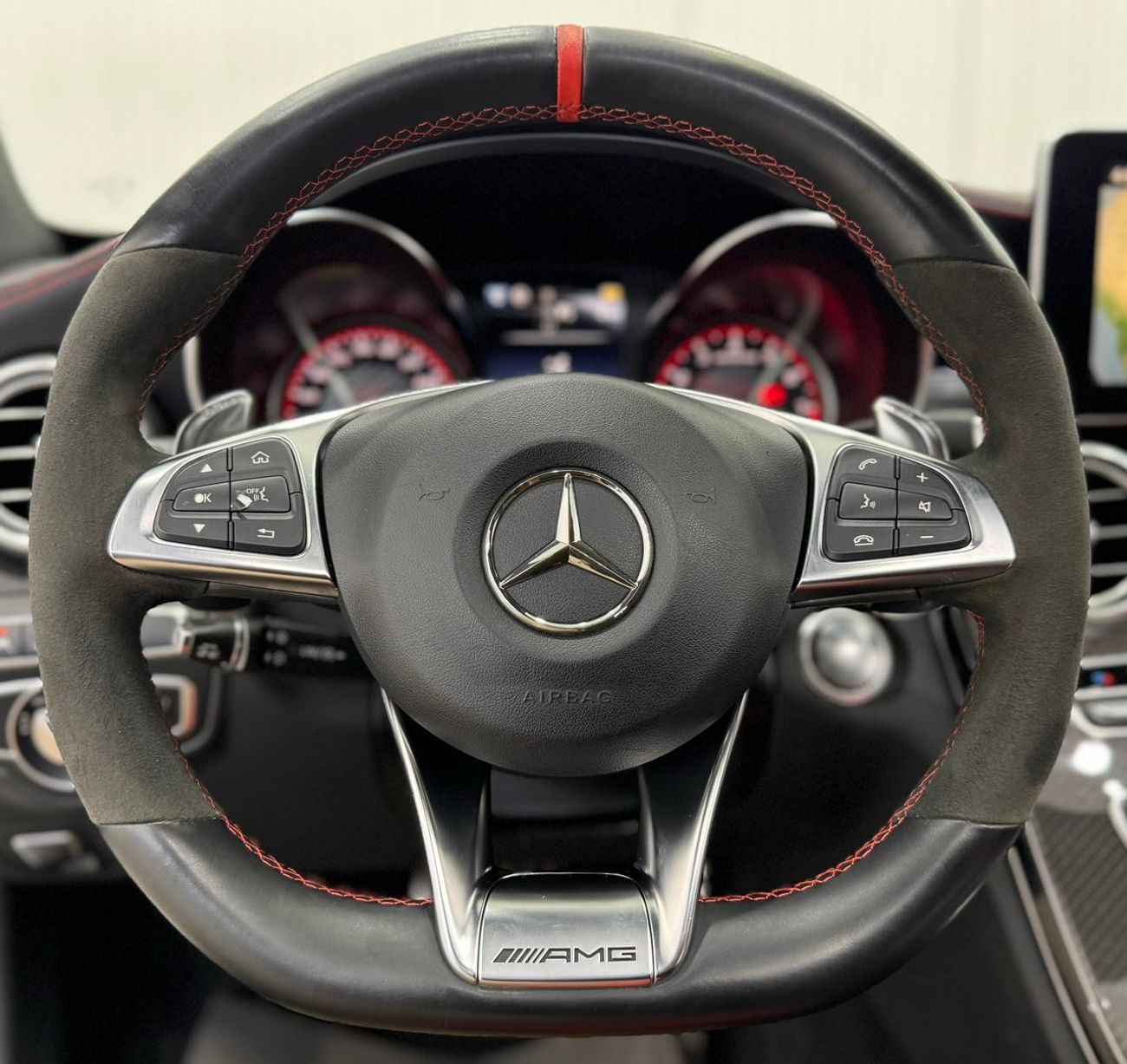 Mercedes-Benz C 63S AMG 2018 Mercedes Benz C63s AMG Coupe, Warranty, Full Service History, Full Options, Low Kms, GCC