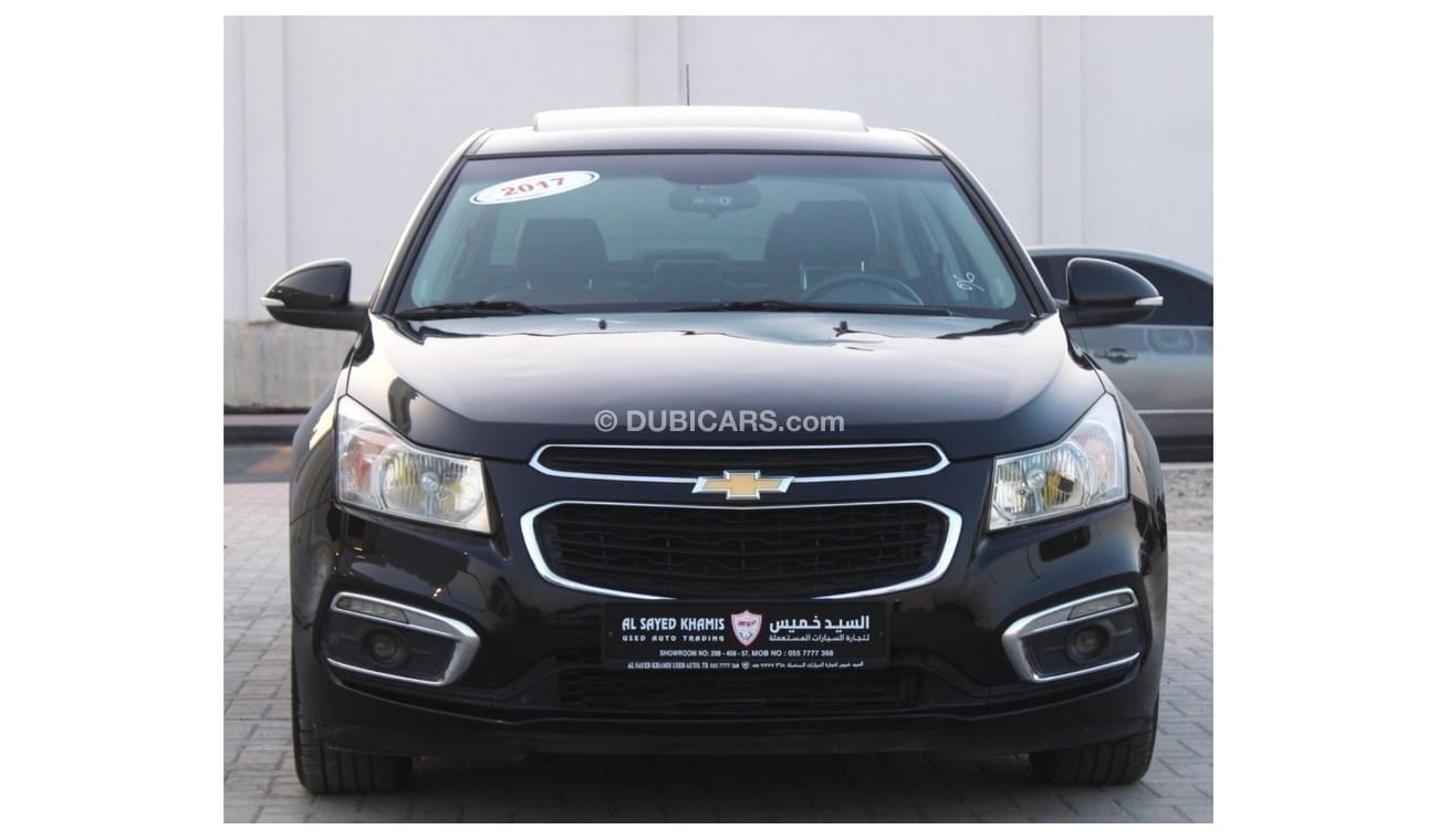 Chevrolet Cruze LT Chevrolet Cruze 2017 GCC, full option, in excellent condition, without accidents