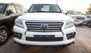 Lexus LX570 FACELIFTED TO 2015 sports ( RIGHT HAND DRIVE ) ( EXPORT ONLY) pearl white with tan interior