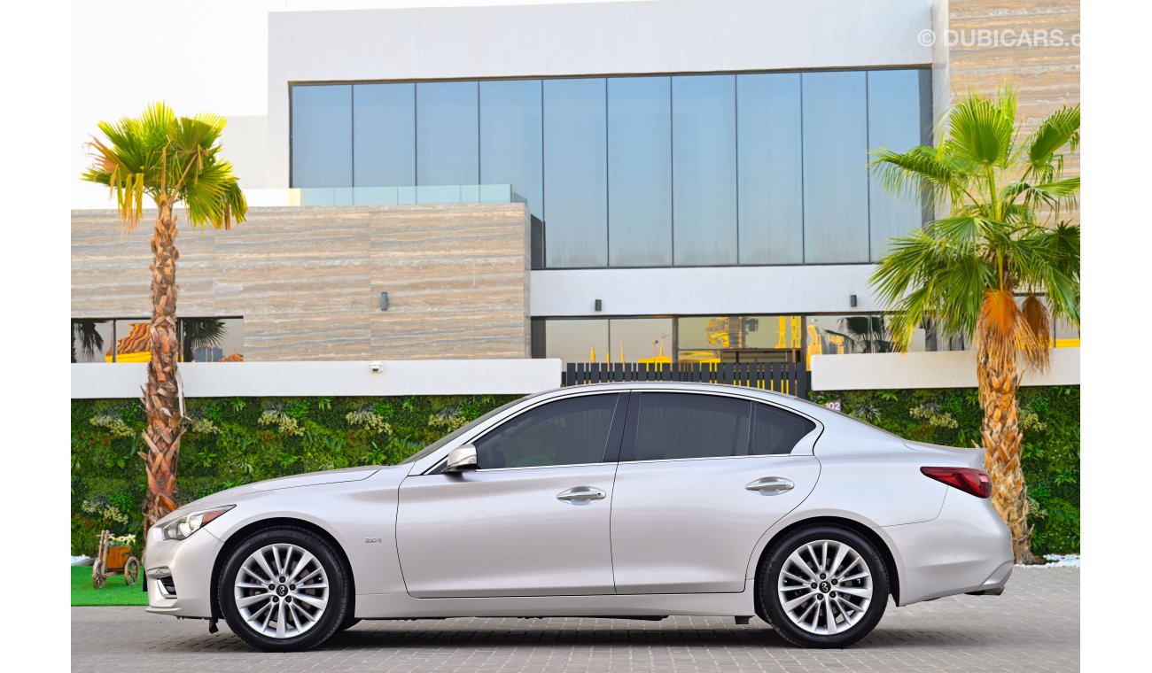 إنفينيتي Q50 Turbo | 1,565 P.M  | 0% Downpayment | Spectacular Condition!