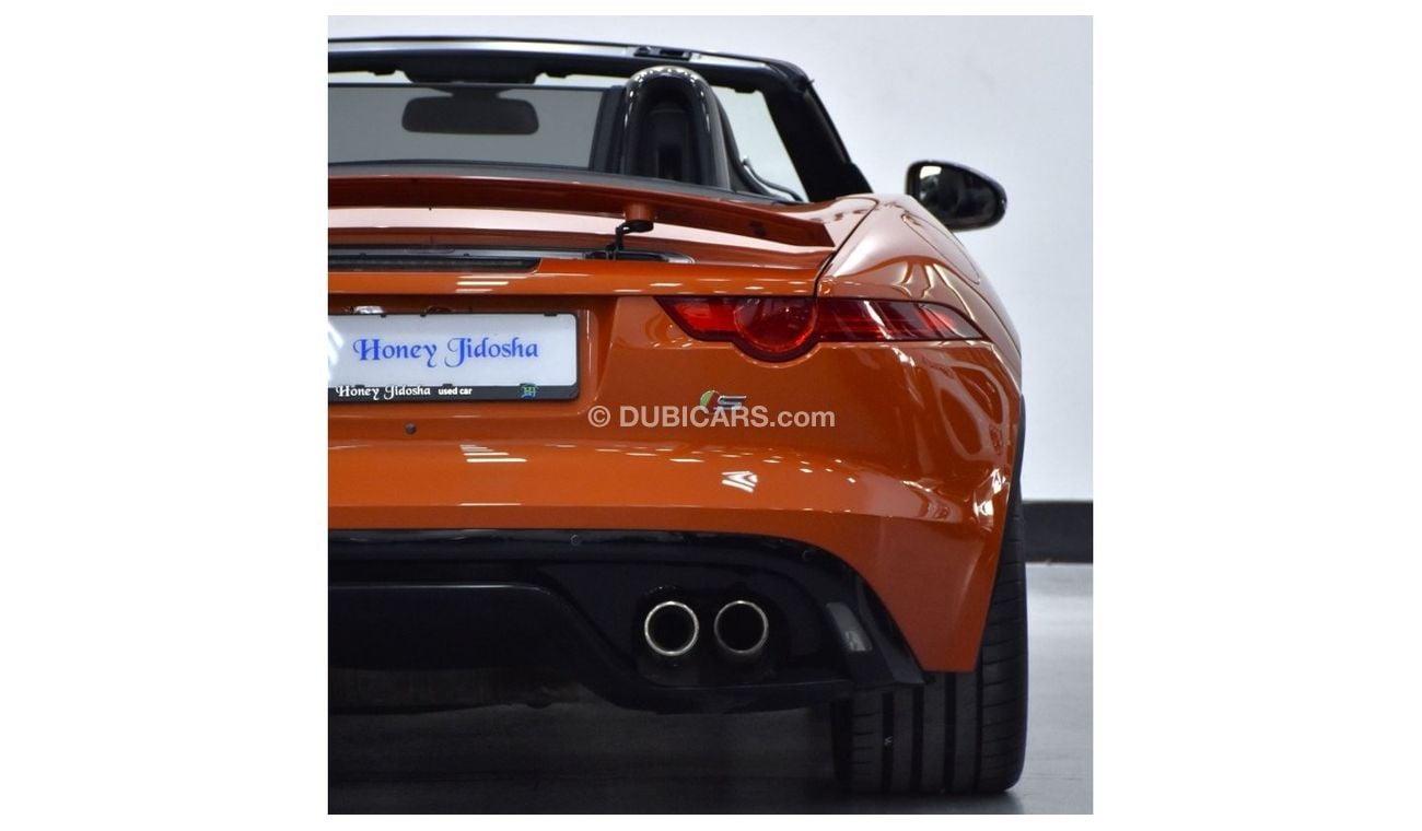 Jaguar F Type EXCELLENT DEAL for our Jaguar F-Type S V8 ( 2014 Model ) in Orange Color GCC Specs