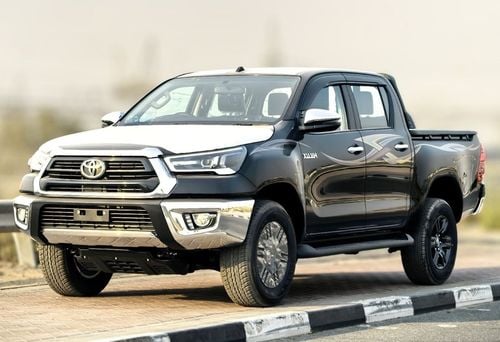 Toyota Hilux D/CAB,PICKUP,2.7L,4X4,DIGITAL AC,WOODEN INTERIOR,BLIND SPOT,DVD+CAMERA,DIFF LOCK,A/T,2025MY ( FOR EX