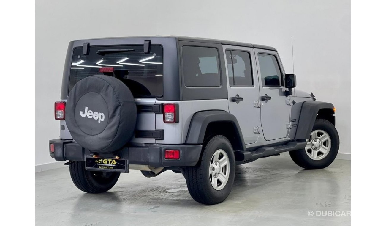 جيب رانجلر 2016 Jeep Wrangler Sport Unlimited, Full Jeep Service History, Warranty GCC