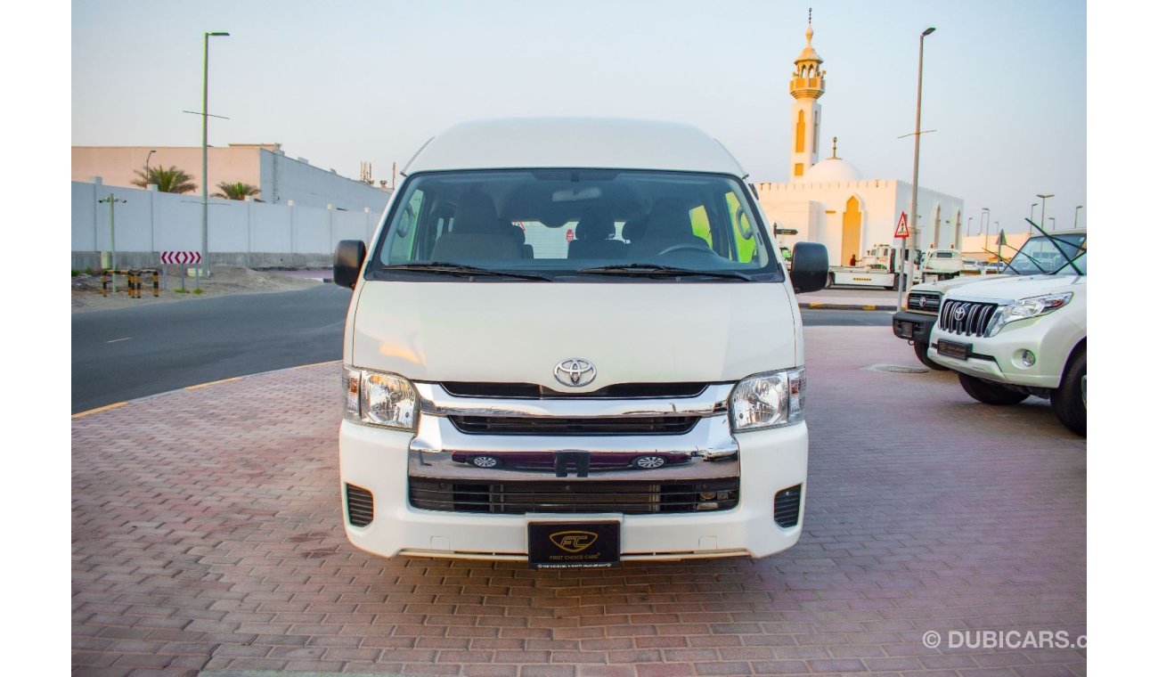 Toyota Hiace Commuter GLX High Roof 2018 | TOYOTA HIACE | GLX HIGH ROOF  | 13-SEATER 4-DOORS | GCC | VERY WELL-MA