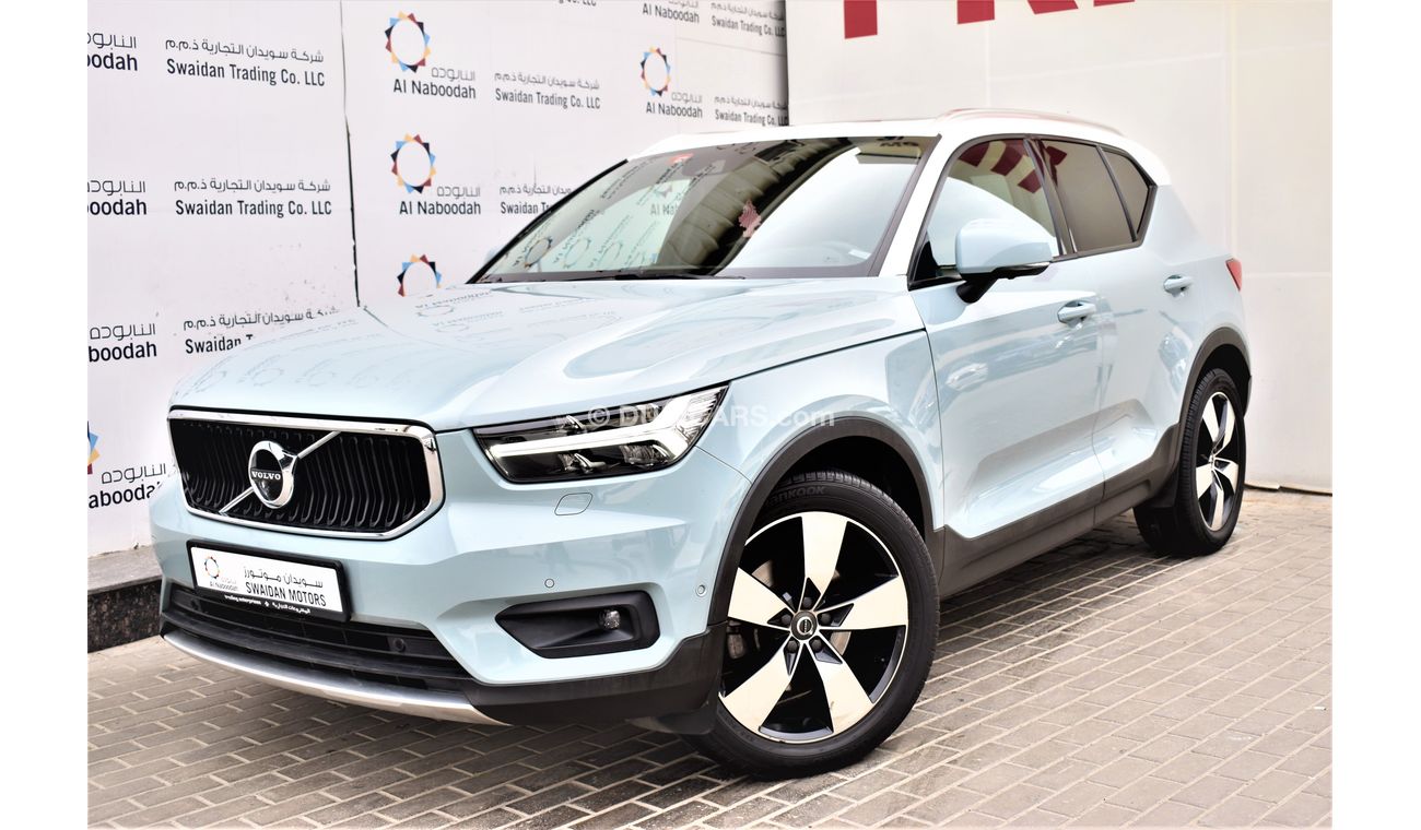 فولفو XC 40 AED 11759 PM | XC 40 T5 MOMENTUM AWD 2.0 AT FULL OPTION 2018 GCC DEALER WARRANTY