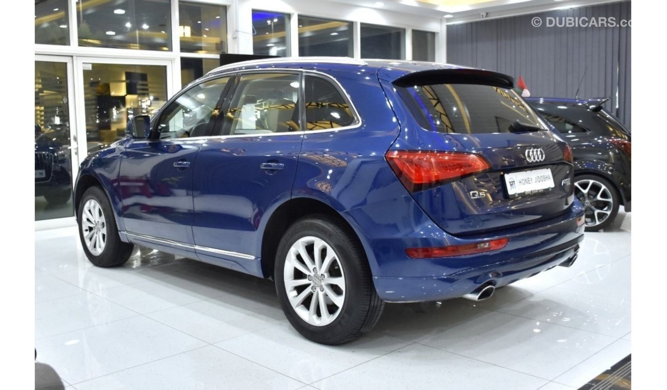 Audi Q5 EXCELLENT DEAL for our Audi Q5 2.0t Quattro ( 2014 Model ) in Blue Color GCC Specs