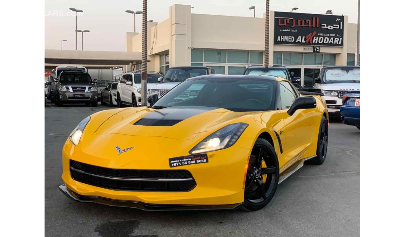 Chevrolet Corvette شيفروليه كورفتC7 موديل 2014 خليجي بدون حوادث