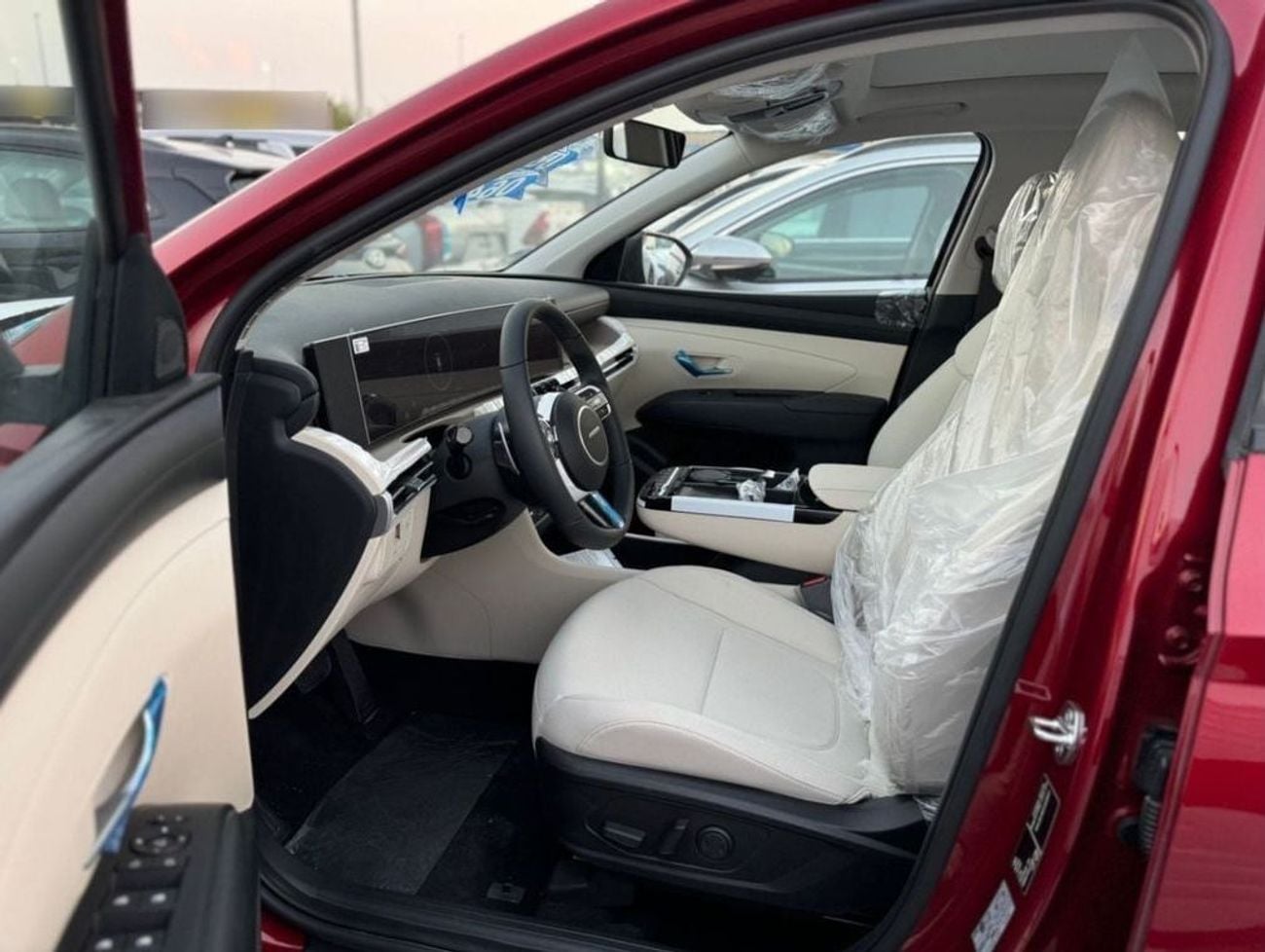 هيونداي توسون PREMIUM PLUS HYUNDAI TUCSON 1.6T - 2025 MODEL - RED COLOR