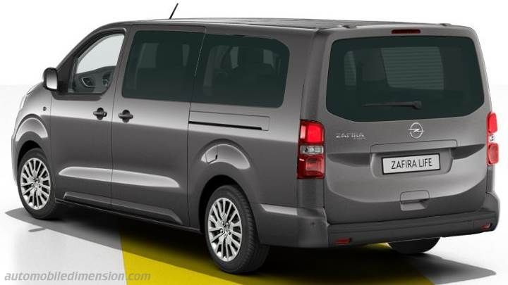 أوبل زافيرا exterior - Rear Right Angled