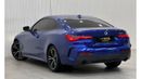BMW 420i Std 2022 BMW 420i Coupe MSport, 2025 AGMC Warranty + Service Contract, Full Service History, GCC