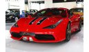 Ferrari 458 Speciale 4.5L V8 2014 - with Service Contract / Low Mileage (( Mint Condition! ))