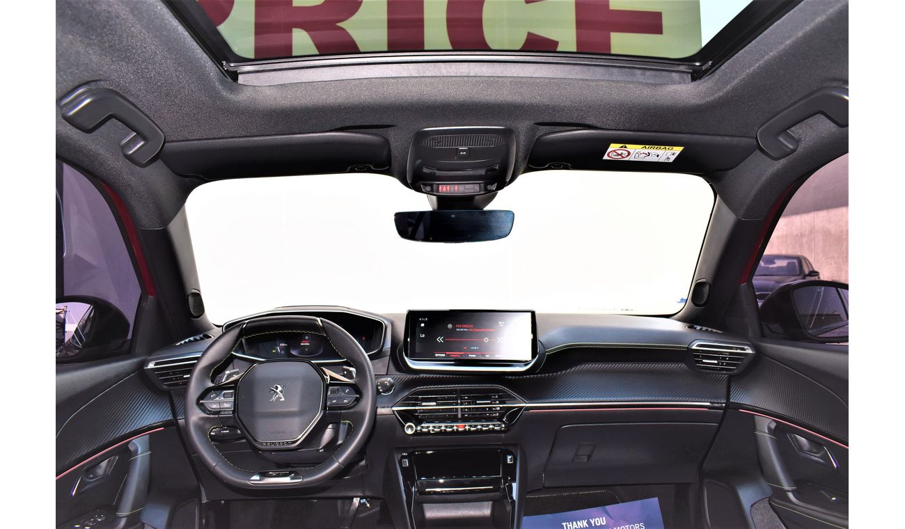 Peugeot 2008 AED 1519 PM | 1.2L GT TURBO GCC AGENCY WARRANTY UP TO 2026 OR 100K KM