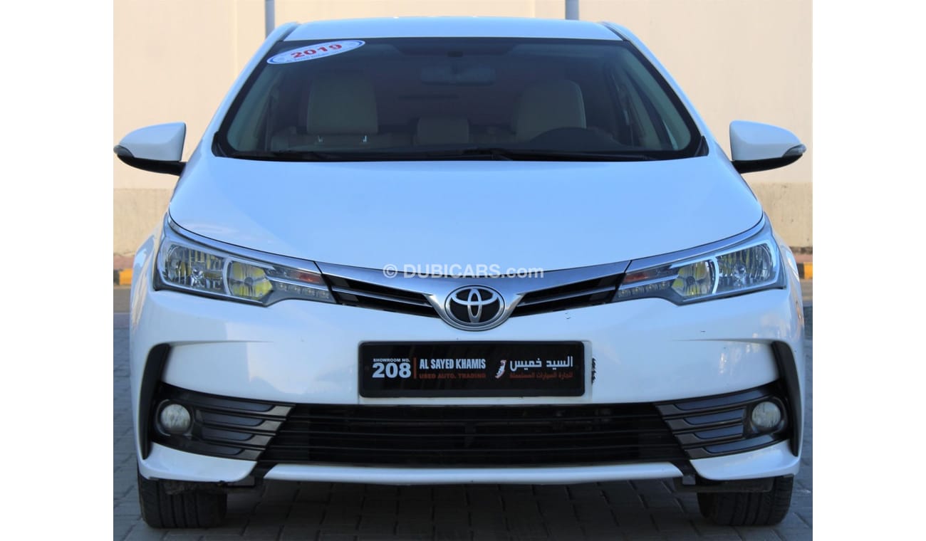 تويوتا كورولا تويوتا كورولا 2019 خليجي رقم 1 فل أوبشن بحالة ممتازة بدون صبغ بدون حوادث نظيفه جدا من الداخل والخارج