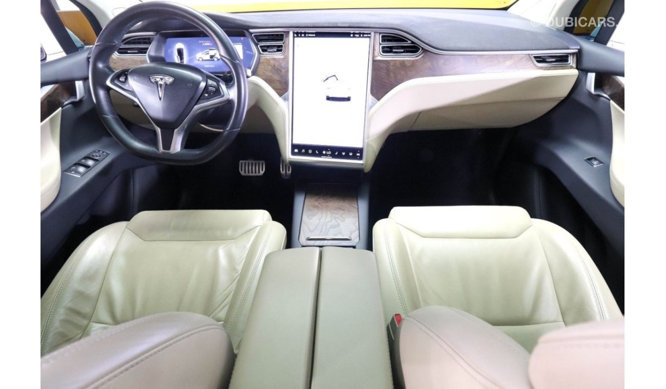 تيسلا موديل اكس Tesla Model X P100D 2017 GCC under Warranty with Flexible Down-Payment