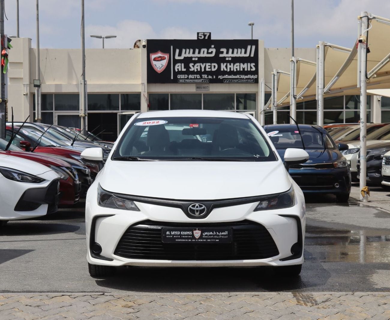 تويوتا كورولا تويتا كورولا -2022 - خليجى - بدون حوادث- 1.6. XLI- ممشى قليل - بحاله ممتازه فى الداخل والخارج