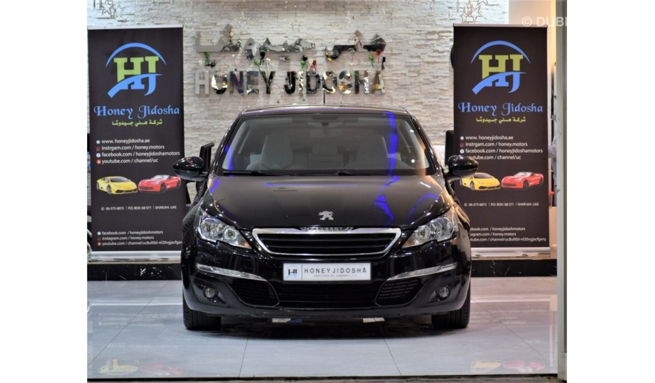 Peugeot 308 EXCELLENT DEAL for our Peugeot 308 TURBO 2015 Model!! in Black Color! GCC Specs