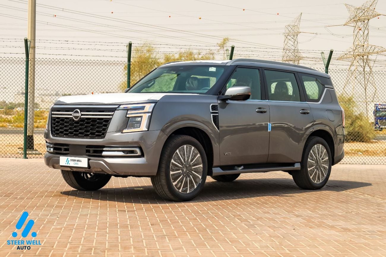 Nissan Patrol LE PLATINUM CITY 2026 | GCC | 3.5L V6 | AWD | 9AT | Red Interior | Height Control | Export only