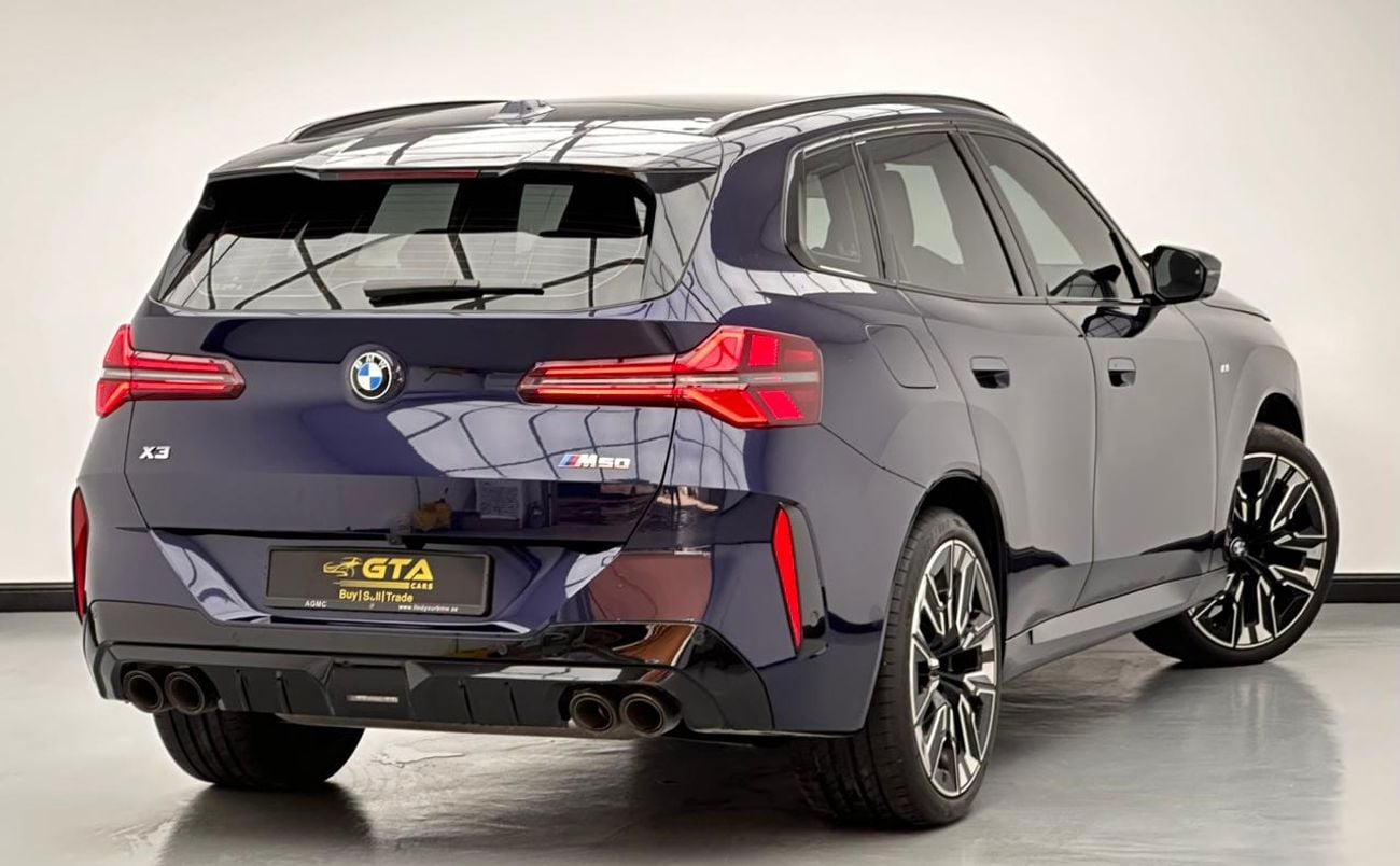 BMW X3 2025 BMW X3 M50 M-Sport, 05/2030 BMW Warranty + Service Contract, BMW Full Service History, GCC