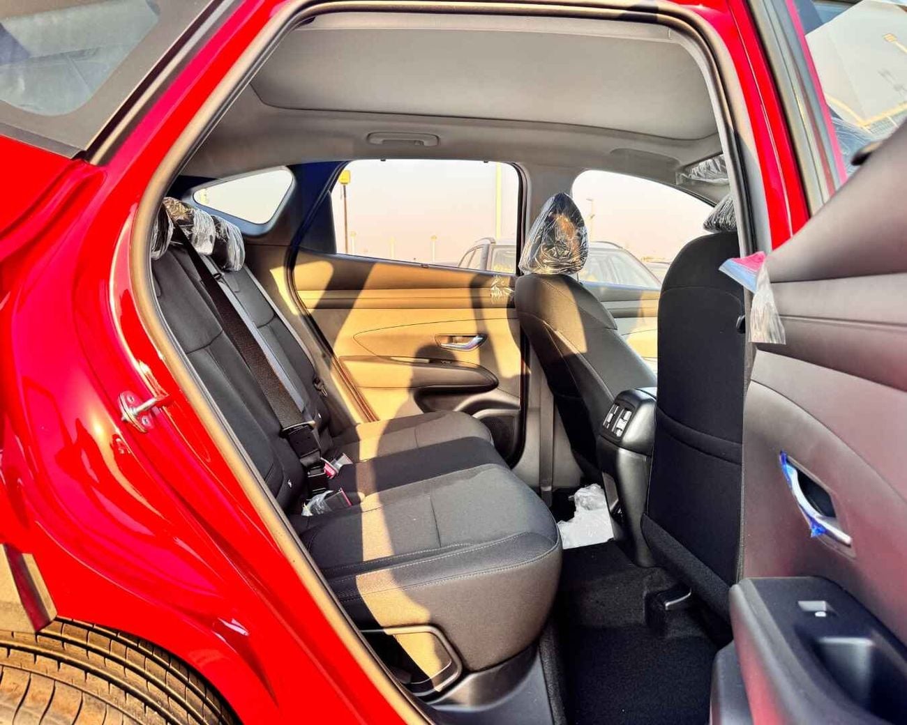 هيونداي توسون HYUNDAI TUCSON 1.6T - 2027 MODEL - GCC SPECS - DARK RED COLOR