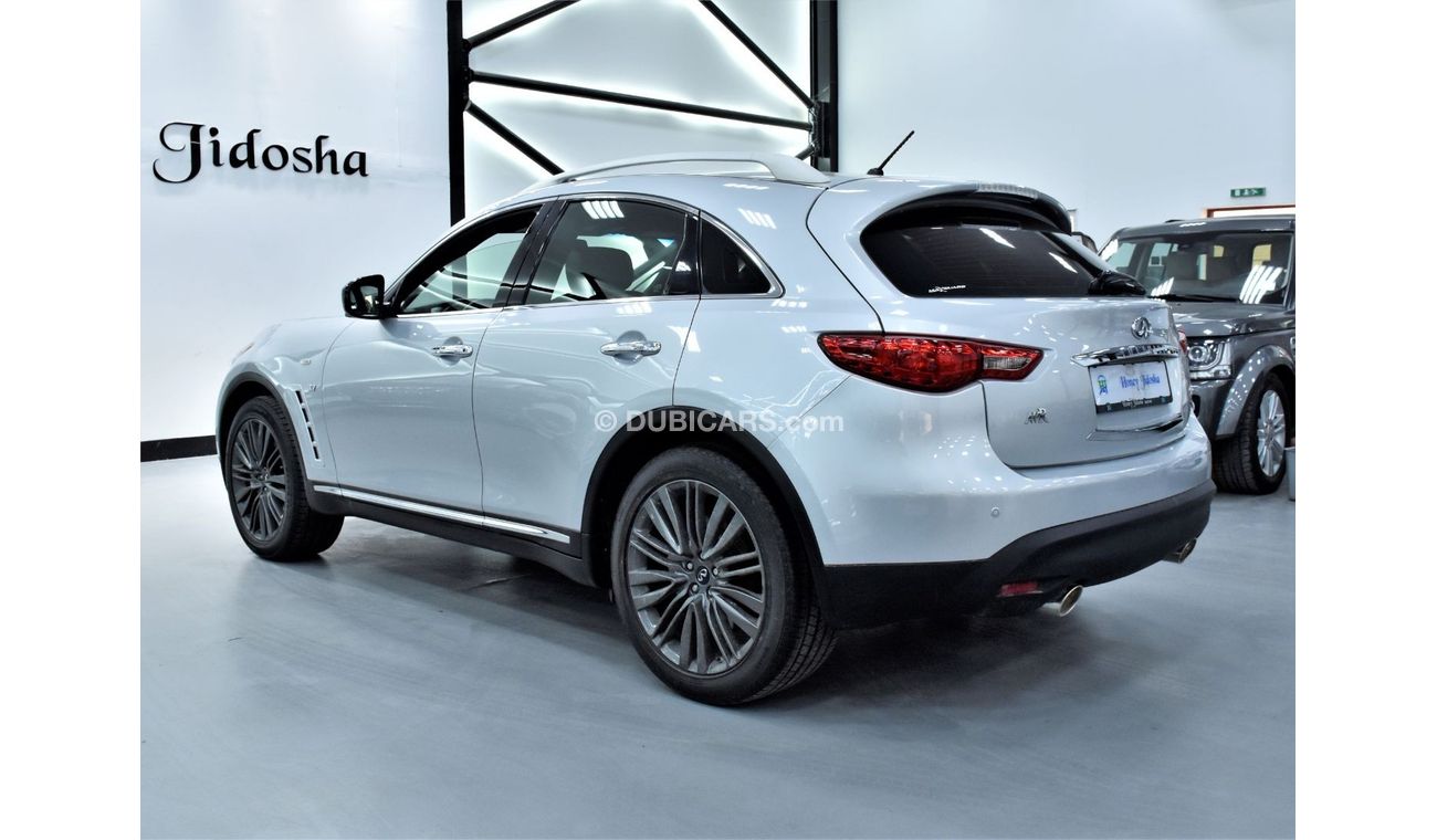 Infiniti QX70 EXCELLENT DEAL for our Infiniti QX70 Limited ( 2018 Model ) in Silver Color GCC Specs