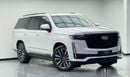 Cadillac Escalade Sport Platinum 6.2L 4WD 2023 Cadillac Escalade Sport, 2028 Cadillac Warranty + Service Pack, Fully L