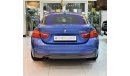 بي أم دبليو 420 EXCELLENT DEAL for our BMW 420i M-Kit GranCoupe 2016 Model!! in Blue Color! GCC Specs