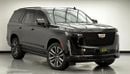 Cadillac Escalade 2022 Cadillac Escalade Sports, Full Option, 36 Speakers, March/2027 Cadillac Warranty, FSH, GCC