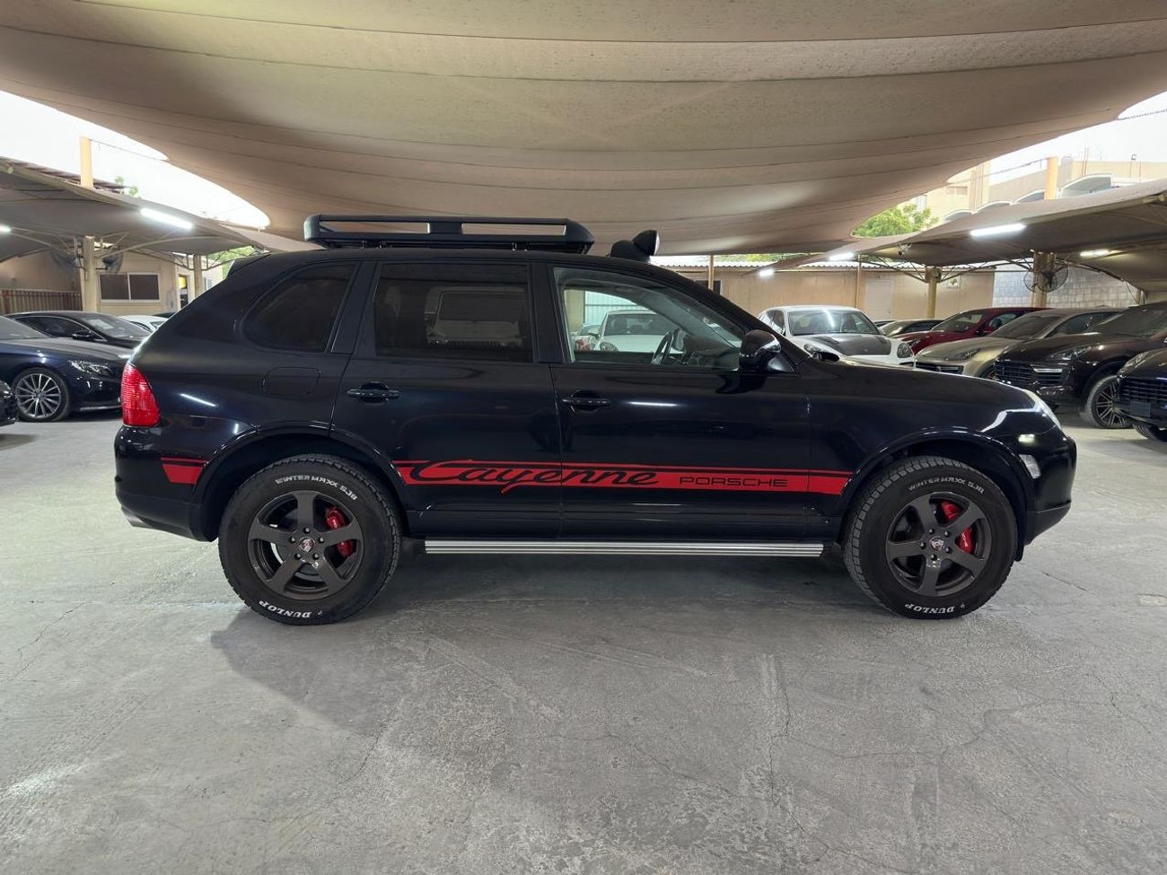 بورش كايان PORSCHE CAYENNE S 2006 4.5L | ROOF-MOUNTED LIGHT BAR | BLACK LEATHER SEATS | OFF-ROAD CUSTOMISED