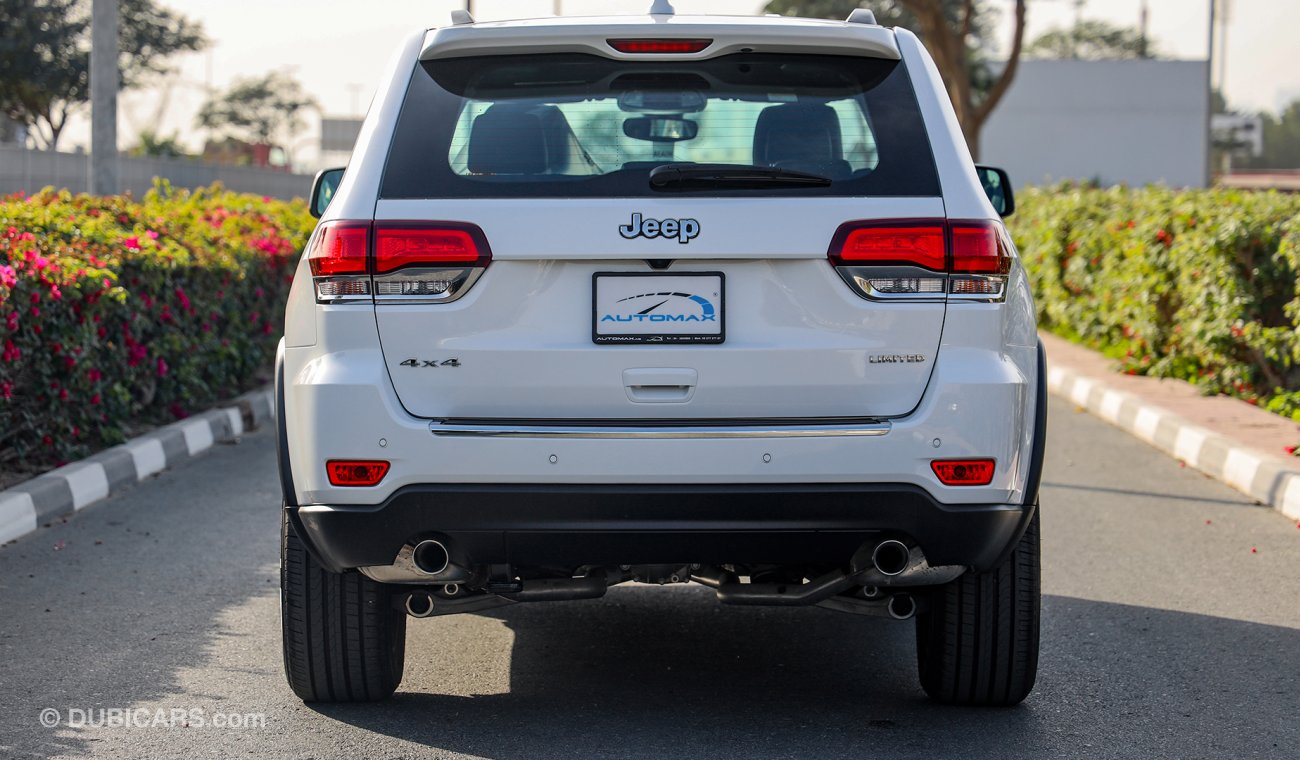 Jeep Grand Cherokee Limited V6 3.6L W/ 3Yrs or 60K km Warranty @ Official Dealer.