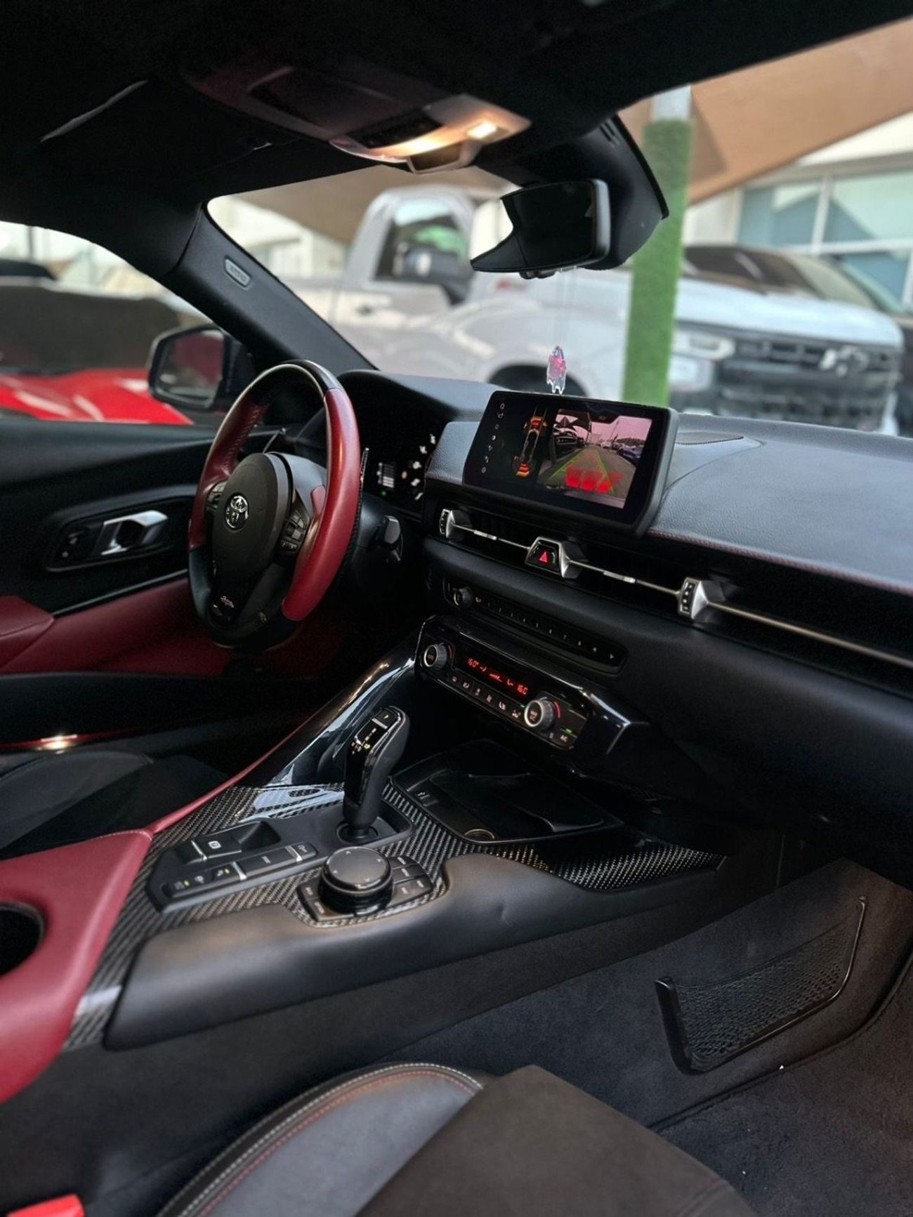 Toyota Supra GR RB 3.0L TOYOTA SUPRA GR GCC 2023 Service history Perfect Condition  full option Full Carbon fiber