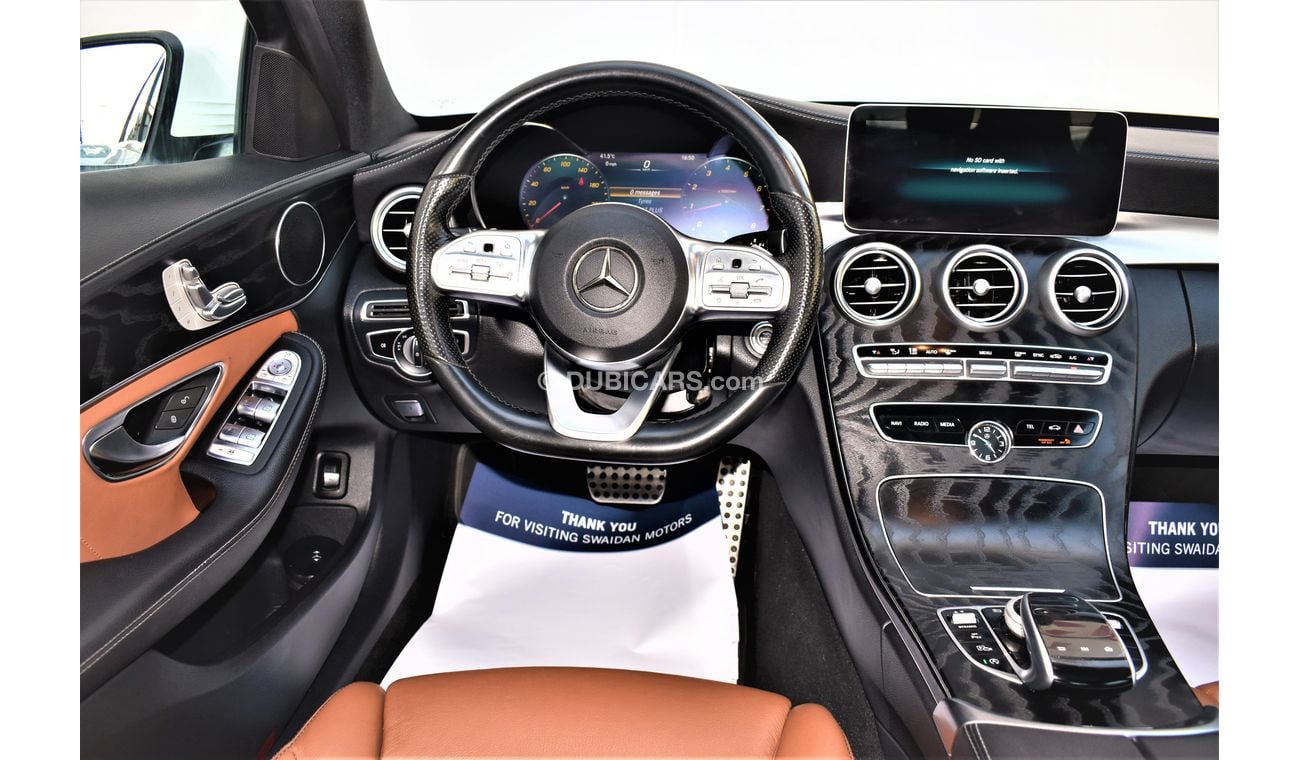 Mercedes-Benz C 200 AED 2399 PM | 2.0L C-200 AMG KIT GCC DEALER WARRANTY